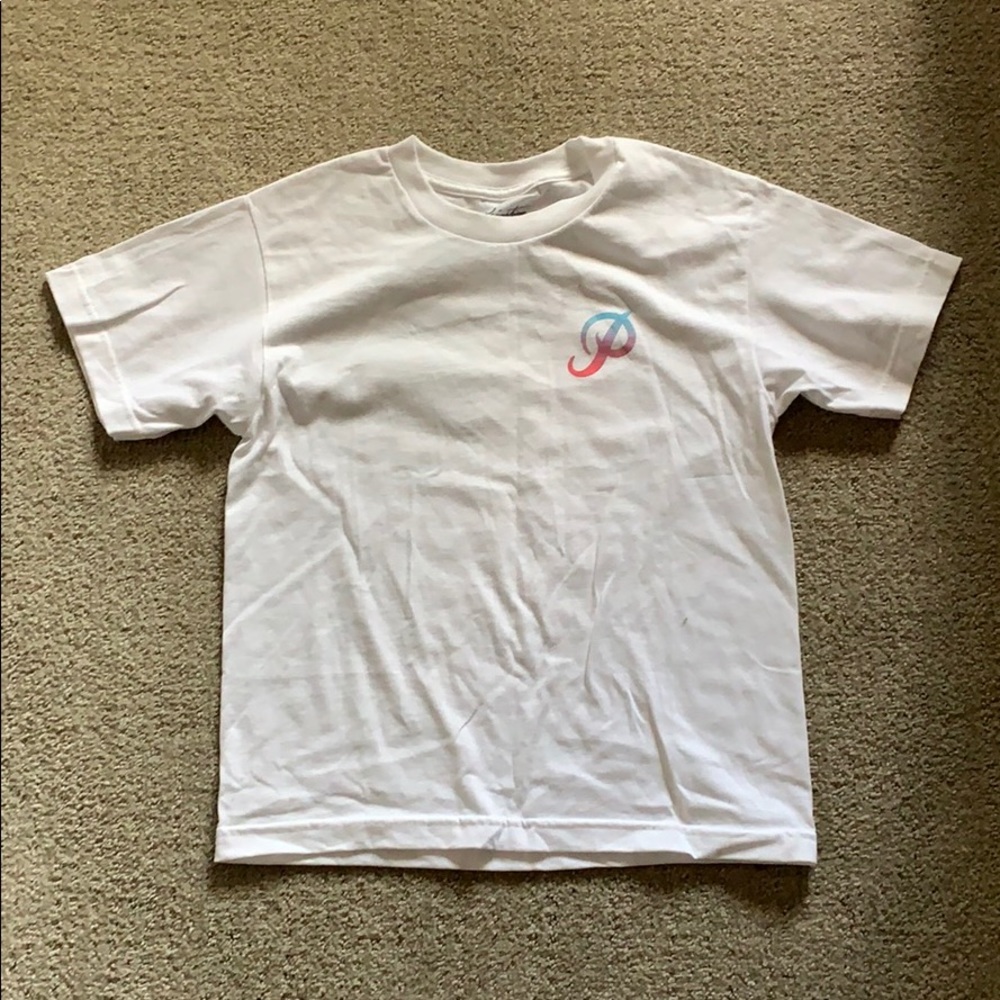 Primitive Stacked Pink Teal Shirt